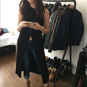 Guess Open Front Knit Top